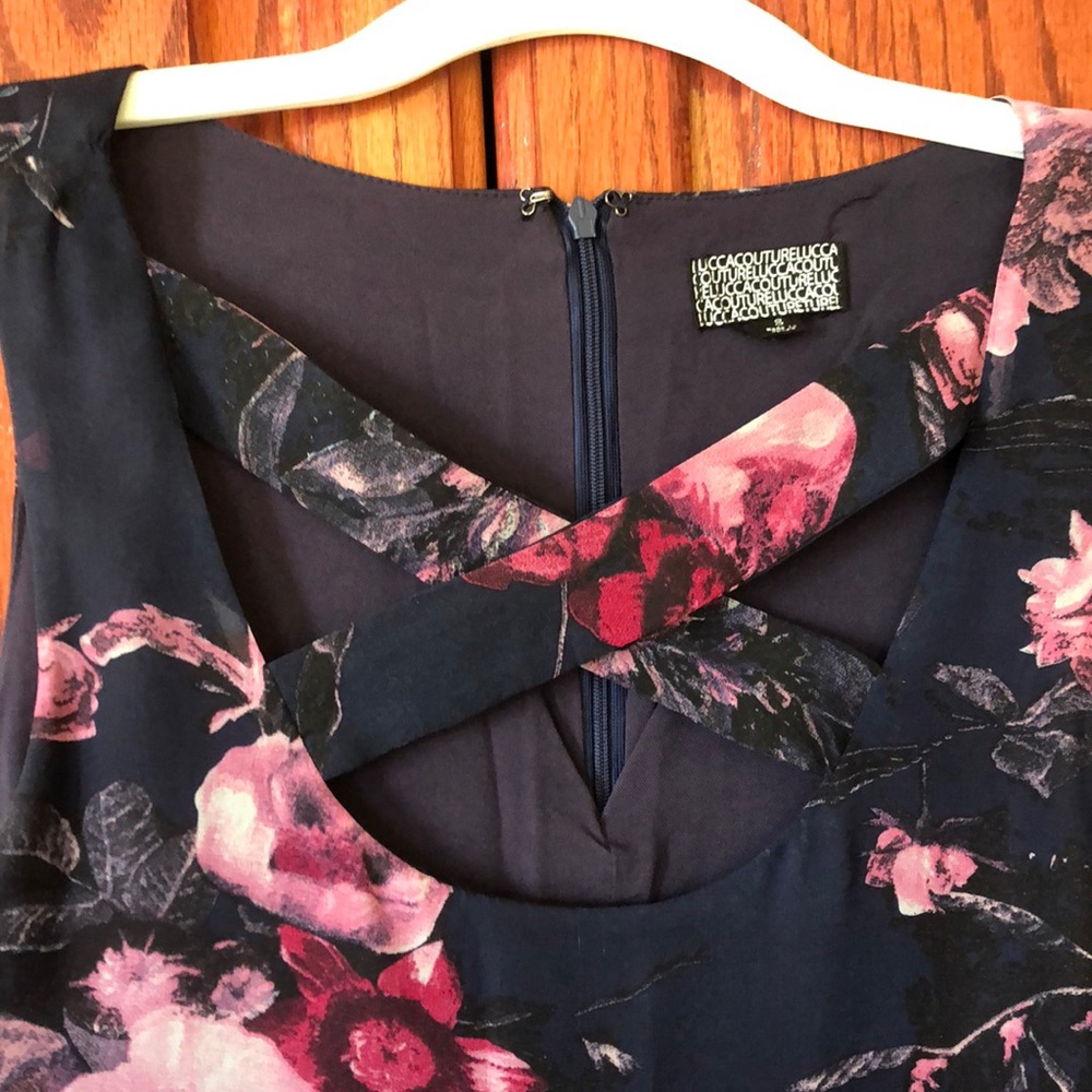Lucca couture floral mini dress